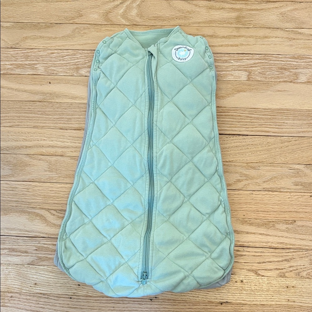 Dream Baby Weighted Sleep Swaddle Tea Green / 0 - 6 Months